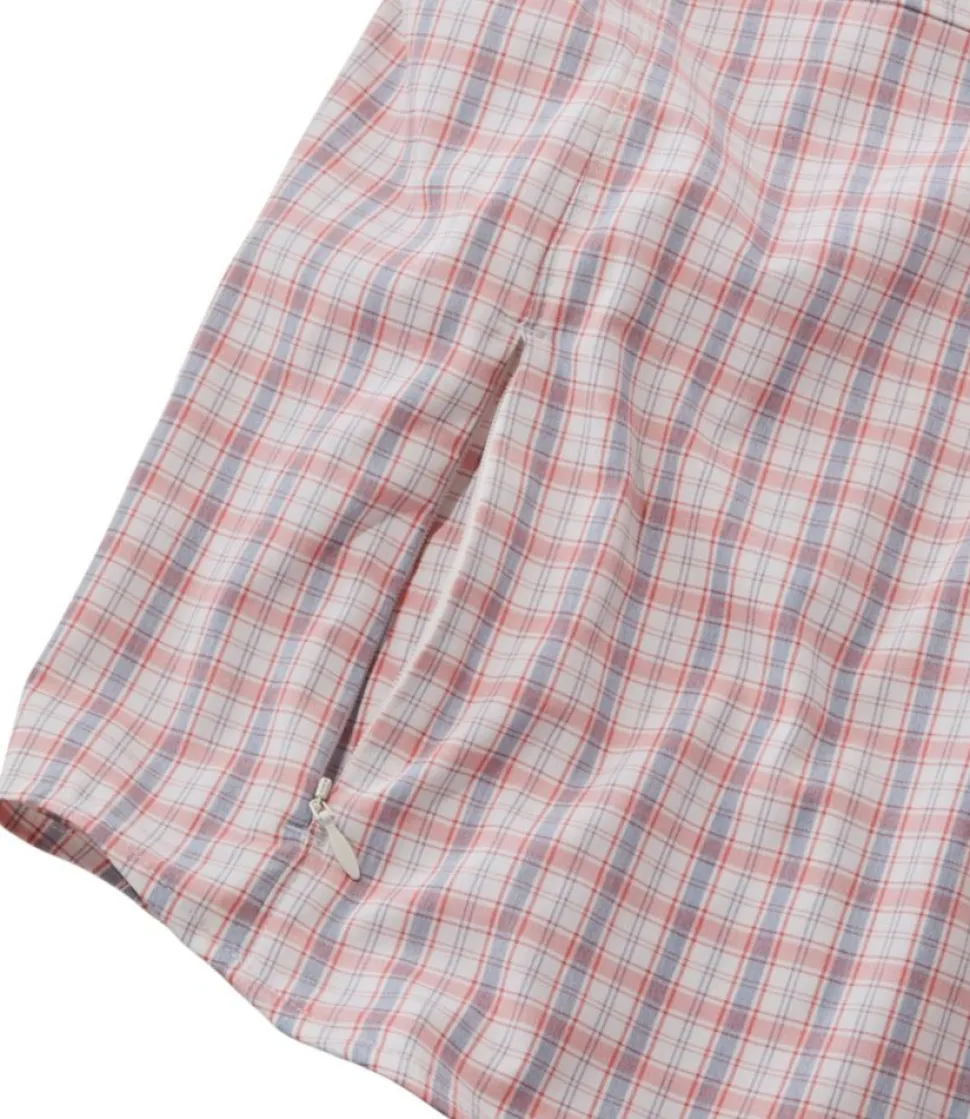 Best L.L.Bean "Women's Tropicwear Pro Stretch Shirt, Long-Sleeve Plaid"