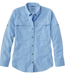 Best Sale L.L.Bean "Women's Tropicwear Shirt, Long-Sleeve"