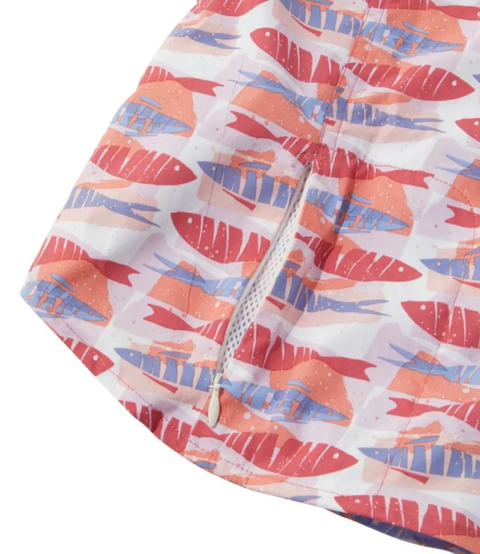 Flash Sale L.L.Bean "Women's Tropicwear Shirt, Short-Sleeve Print" DeepwaterBlueWatercamo