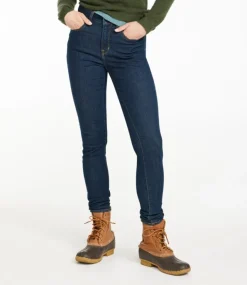 Discount L.L.Bean "Women's True Shape Jeans, High-Rise Skinny-Leg"
