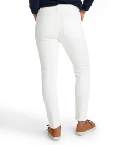 Shop L.L.Bean "Women's True Shape Jeans, High-Rise Skinny-Leg Colors" White