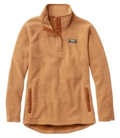 Shop L.L.Bean "Women's Tumbled Sherpa, Quarter-Snap"