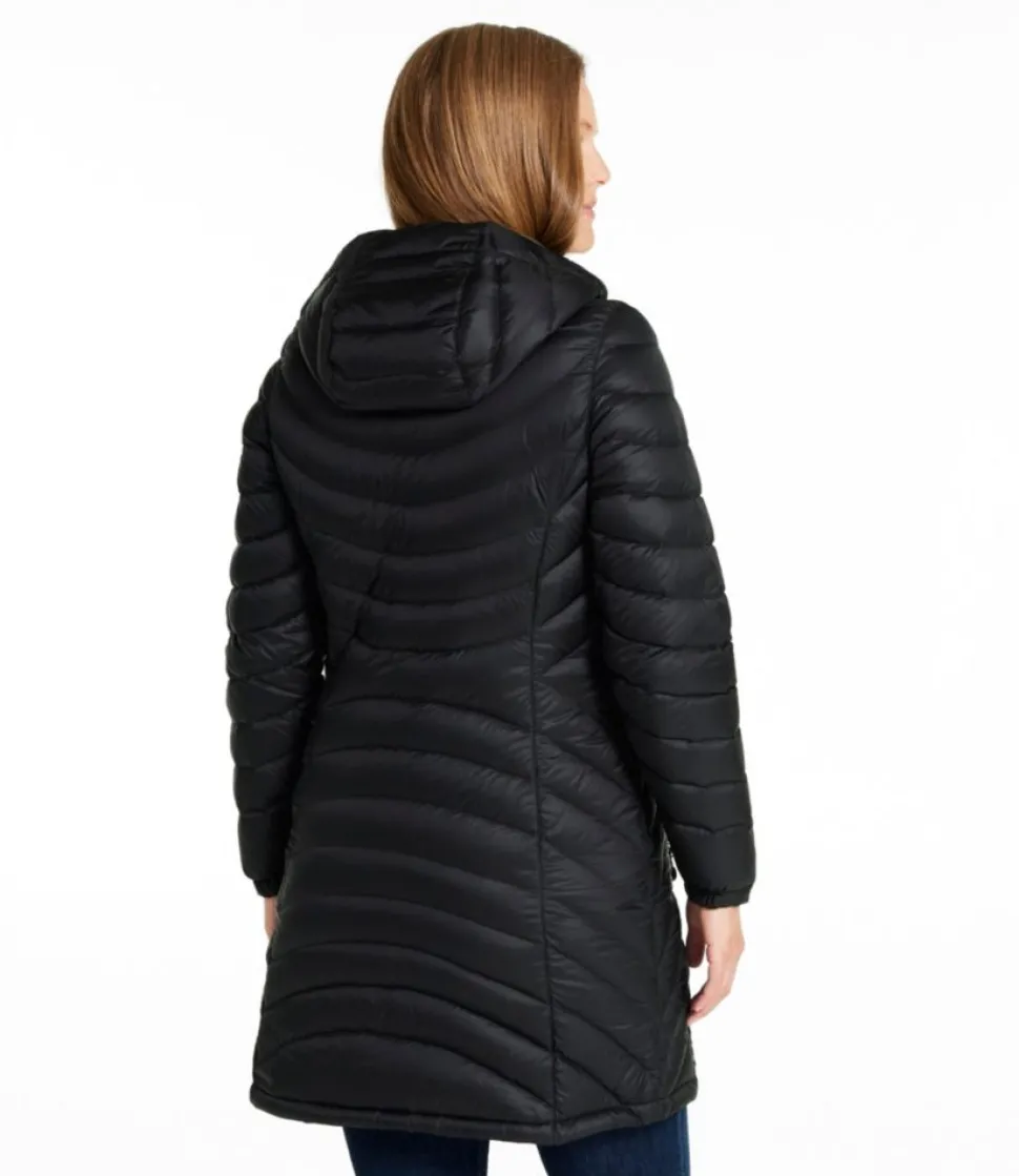Shop L.L.Bean "Women's Ultralight 850 Down Hooded Coat, Three-Quarter Length"