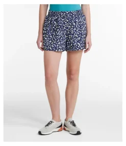 Discount L.L.Bean "Women's Ultralight Adventure Shorts, Print" DarkestNavyPetalMulti