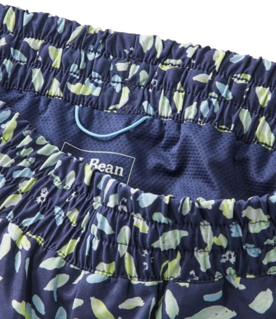 Discount L.L.Bean "Women's Ultralight Adventure Shorts, Print" DarkestNavyPetalMulti