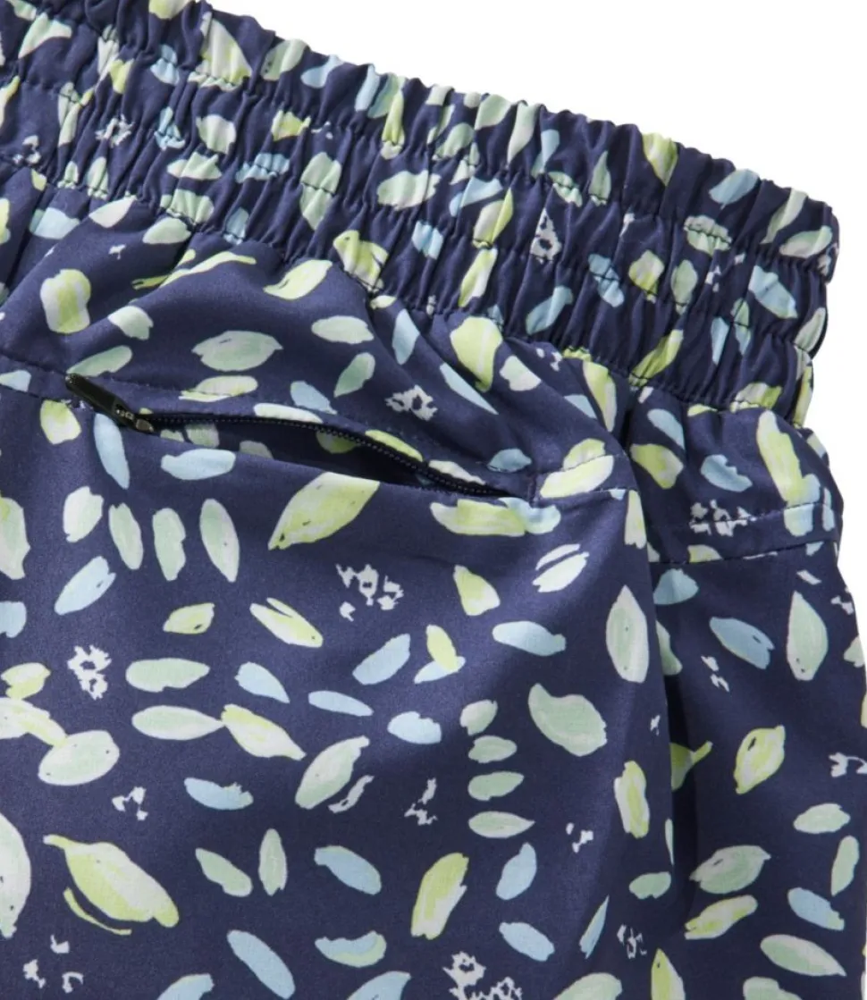 Discount L.L.Bean "Women's Ultralight Adventure Shorts, Print" DarkestNavyPetalMulti