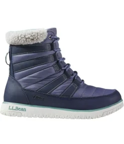 Hot L.L.Bean "Women's Ultralight Quilted Insulated Boots, Lace-Up"