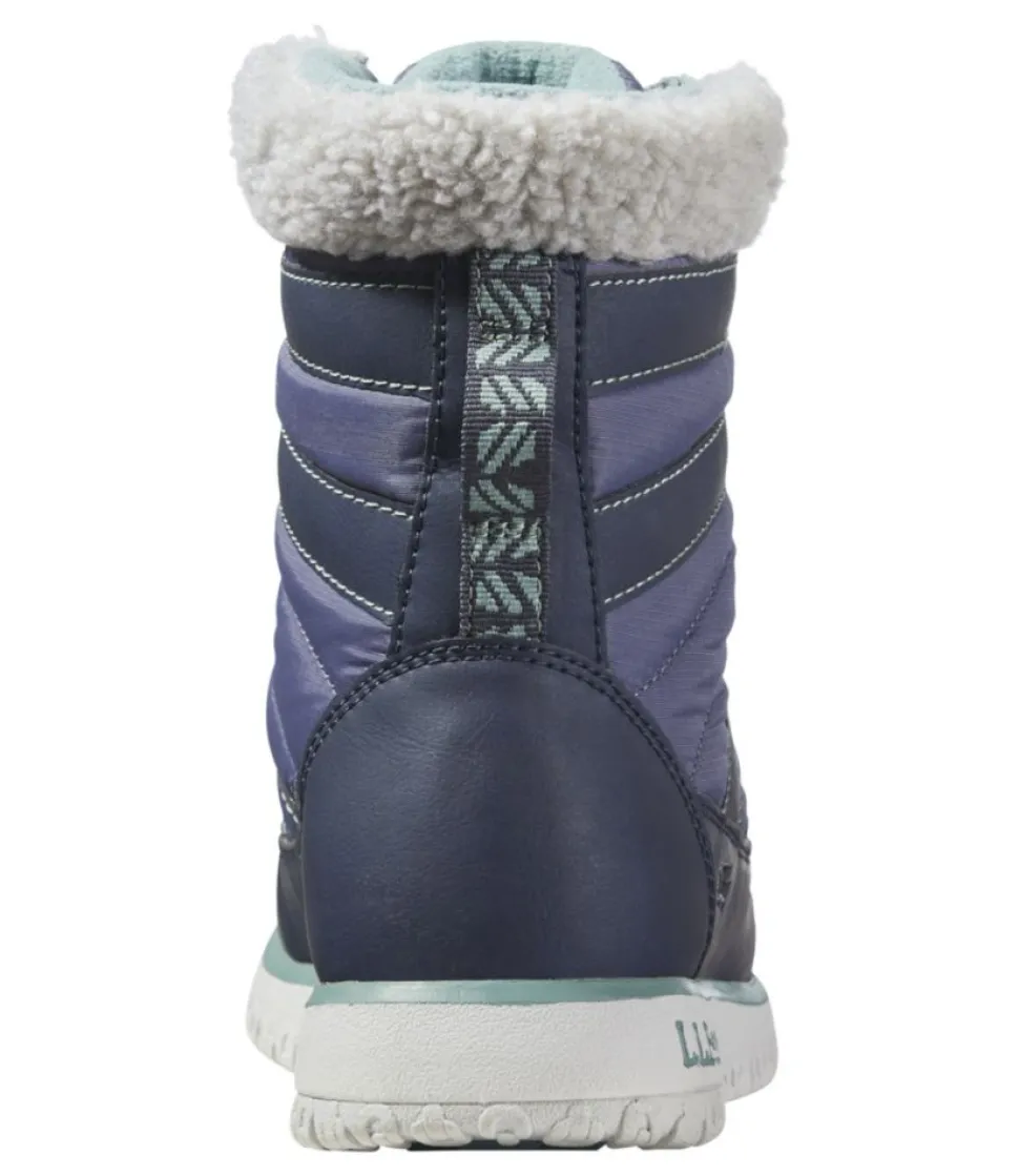 Hot L.L.Bean "Women's Ultralight Quilted Insulated Boots, Lace-Up"