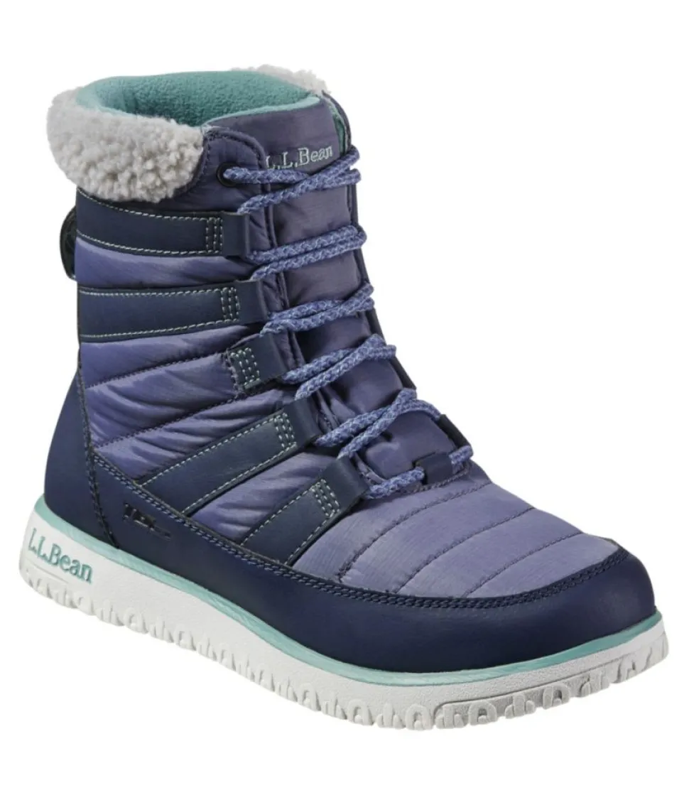 Hot L.L.Bean "Women's Ultralight Quilted Insulated Boots, Lace-Up"