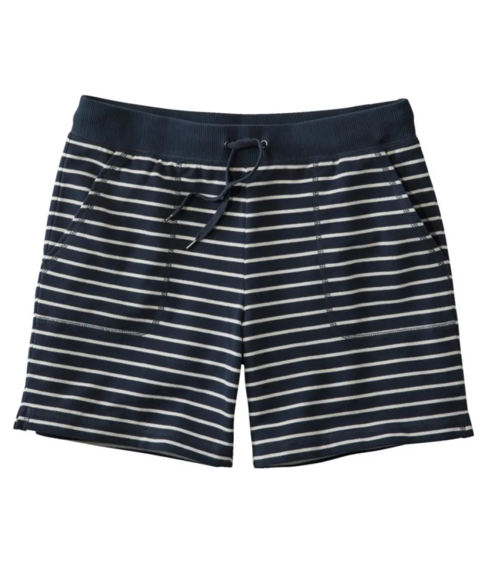 Flash Sale L.L.Bean "Women's Ultrasoft Sweats 6" Shorts, Stripe"