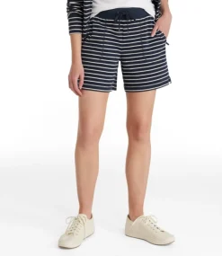 Flash Sale L.L.Bean "Women's Ultrasoft Sweats 6" Shorts, Stripe"
