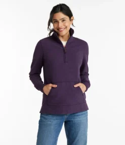 Shop L.L.Bean "Women's Ultrasoft Sweats, Quarter-Zip Pullover"