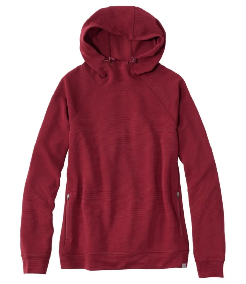Outlet L.L.Bean "Women's VentureStretch Ottoman-Rib Hoodie"
