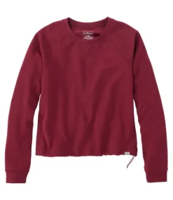 Cheap L.L.Bean "Women's VentureStretch Ottoman-Rib Pullover, Cropped"