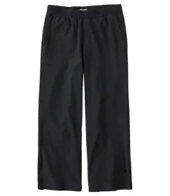Online L.L.Bean "Women's VentureStretch Pants, Wide-Leg Crop" MidnightBlack