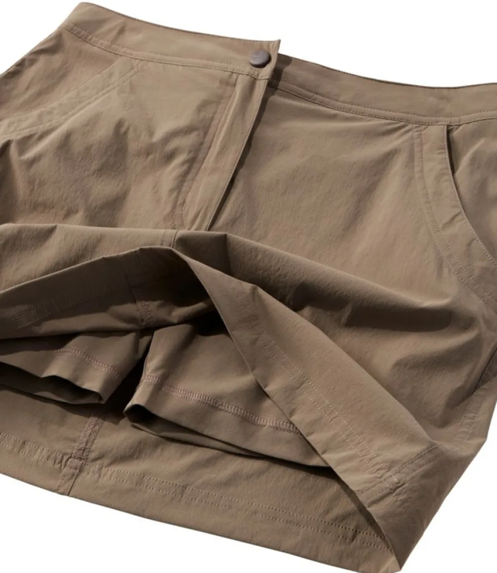 Shop L.L.Bean "Women's Water-Repellent Comfort Trail Skort, Mid-Rise"