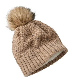 Hot L.L.Bean "Women's Wicked Cozy Knit Pom Hat"