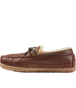 Hot L.L.Bean "Women's Wicked Good Slippers, Moosehide Camp Moccasin" Brown