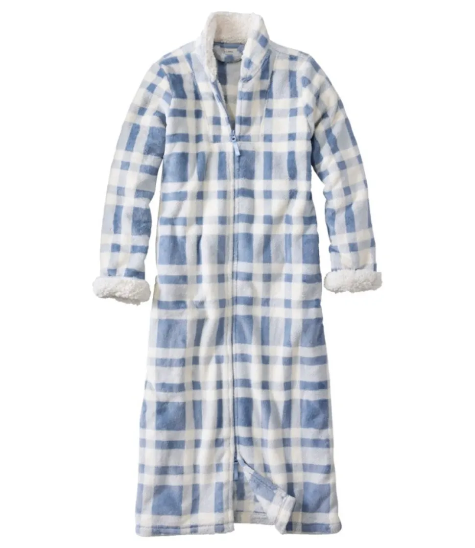 New L.L.Bean "Women's Wicked Plush Robe, Full-Zip"