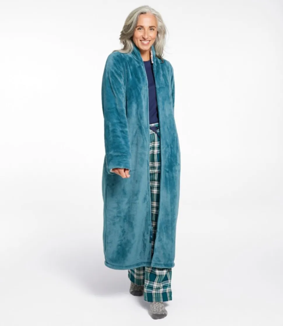 New L.L.Bean "Women's Wicked Plush Robe, Full-Zip"
