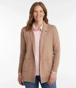 Cheap L.L.Bean "Women's Wicked Soft Cotton/Cashmere Coatigan Sweater"