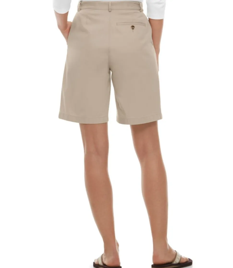 Flash Sale L.L.Bean "Women's Wrinkle-Free Bayside Shorts, Ultra High-Rise Hidden Comfort Waist 9""