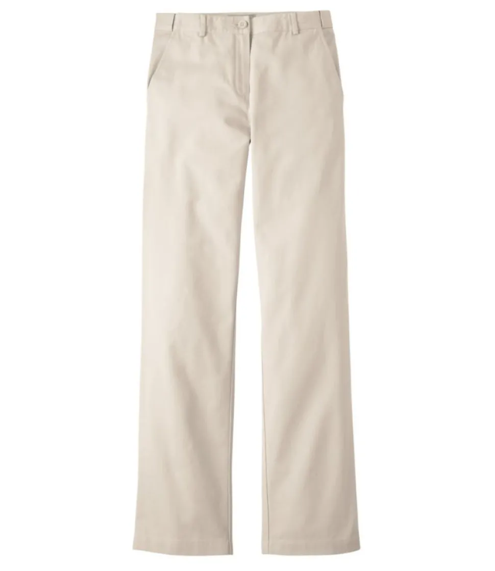 Best L.L.Bean "Women's Wrinkle-Free Bayside Pants, High-Rise Hidden Comfort Waist Straight-Leg"