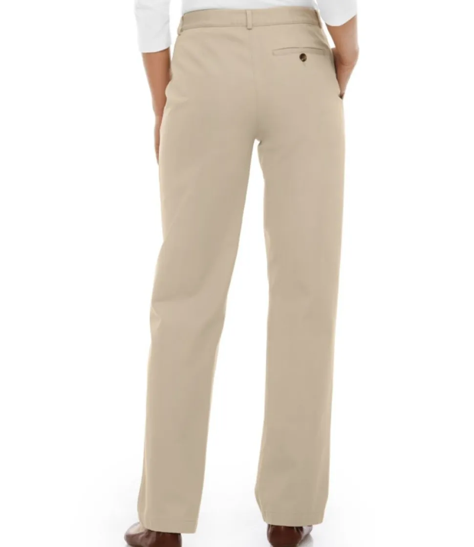 Best L.L.Bean "Women's Wrinkle-Free Bayside Pants, High-Rise Hidden Comfort Waist Straight-Leg"