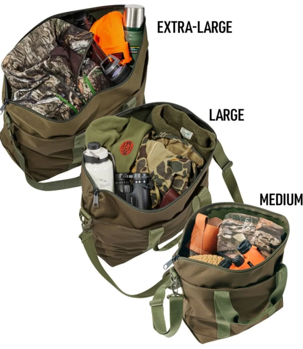 Best Sale L.L.Bean "Zip Hunter's Tote Bag With Strap"